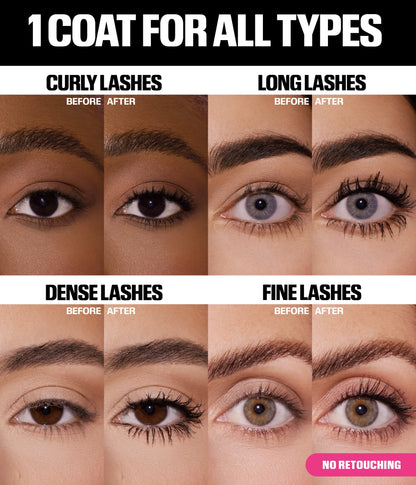 HUDA BEAUTY MASCARA 1 COAT WOW!