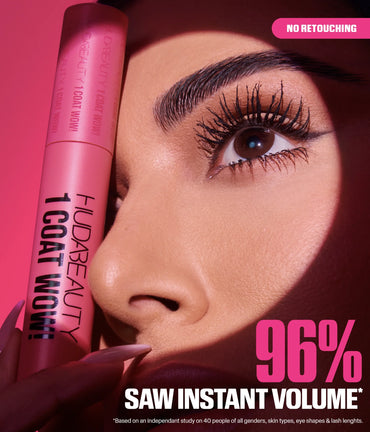 HUDA BEAUTY MASCARA 1 COAT WOW!
